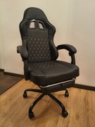 Fotel gamingowy Red kubełkowy Czarno-Czerwony