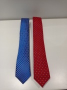 2 krawaty markowe – Vistula + Adam Feliks Próchnik – komplet
