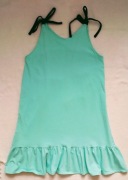 Miętowa sukienka na lato roz. 152