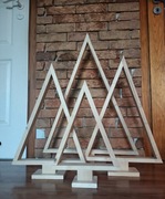 Choinki drewniane do własnej aranżacji 3szt.