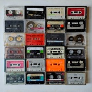 Pudełka Kaset Magnetofonowych Ozdoba Dekoracja 24szt #3