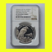 #NGC# SOKÓŁ WĘDROWNY 2008 20zł PF70 Trójmiasto