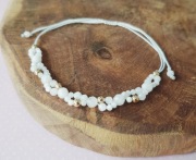 Bransoletka na sznurku kamień ksieżycowy naturalne