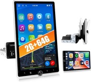 RADIO SAMOCHODOWE 1 DIN ANDROID 13 CARPLAY GPS 10,4'' 2/64GB OBROTOWY