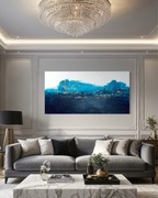 Ocean 70x140 Abstrakcja Akryl struktura
