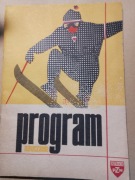 stary program narciarski instruktor pzn pamiątka prl 1970 rok