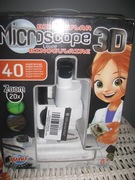 Nowy mikroskop dwuokularowy dziecięcy Buki 20xzoom 3D