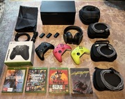 ZADBANY xBox Series X 1TB 3x pad Aku Słuchawki etui 4x gry OKAZJA