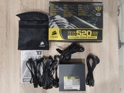 Zasilacz Corsair HX 520W (CMPSU-520HX) z kompletnym wyposażeniem