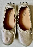 TOD'S BALERINY ZŁOTE ROZMIAR 41