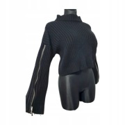 *SWETER M L KRÓTKI DAMSKI ZARA KNIT ZAMKI