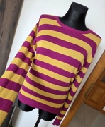 Primark Atmosphere klasyczny damski sweterek sweter w paski bawełna r. M/L