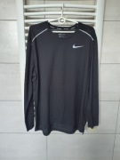 Koszulka męska biegowa longsleeve marki NIKE, Dri-Fit, czarna, rozmiar XL