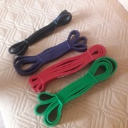 Zestaw 4 gum do ćwiczeń Power Band – taśmy oporowe do treningu