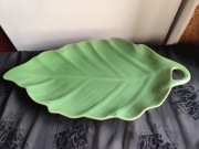 Duża pater liść . Ceramika. Vintage. 