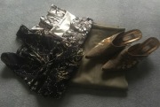 Zestaw ubrań wiosna - lato rozmiar 46 + buty 39