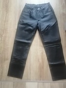 Spodnie damskie skórzane r. 40