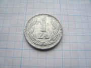 Polska moneta 1 zł złoty 1975 bez znaku