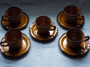 SERWIS HERBACIANO - KAWOWY - ZESTAW Z 10 ELEMENTÓW