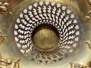 POSREBRZANY AŻUROWY KOSZYK #470