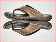 TANIO SALE klapki FINDIG The Original 44 japonki skóra naturalna SZYTE