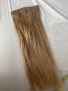 Włosy naturalne clip in blond 