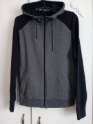 Bluza dres męska TOPMAN rozm. M szaro-czarna