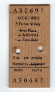 Bilet PKP - Poznań Główny - Kościerzyna