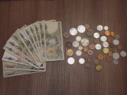 Banknoty i monety PRL i zagraniczne