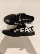 Converse 36.5  trampki czarne peace