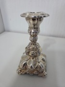 Świecznik srebrny Sterling próby 925 XIX/XX w
