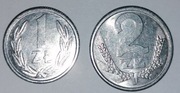 1 i 2 zł złote 1989