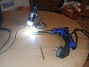 Zestaw Mikroskop USB + Lutownica oporowa grzałkowa 2 groty