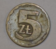 Moneta 5 zł 1982 rok. Nie czyszczona 