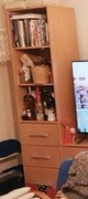 Sprzedam słupek meblowy i szafę narożną kolor - klon, 