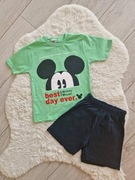 Komplet Myszka Mickey lato bluzka + spodenki r. 110