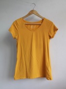 Koszulka top Primark 36 38 żółciutka gładka basic (095)