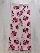 Nowe spodnie legginsy flare ocieplane dzwony Minnie r. 110