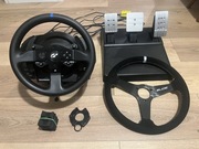 Thrustmaster T300 GT (PC/PS) + kierownica Slide + naba + blokady do kółek
