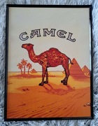 Plakat w Ramce Camel Vintage – Klasyka Stylu i Przygody