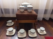 Serwis kawowy Waldenburg Wałbrzych porcelana 