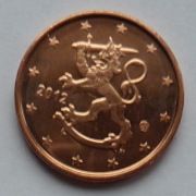 FINLANDIA  2012 1 CENT UNC !!!!!!!!!!
