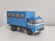 Star 200 Policja radiowóz niebieski star 200 kultowe samochody PRL 1:43