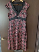 Love Rosa piękna sukienka jedwabna podszewka jedwab S/M