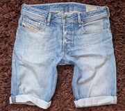 Spodenki męskie jeans Diesel Zathan W30L32  