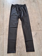 Getry/ legginsy dziewczęce ala skórzane - rozm 122/128