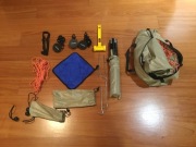 Daszek przeciwsłoneczny do vana, campera lub przyczepy campingowej.