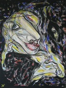 Obraz "Face with another things to wash" 60x80 akryl na płótnie