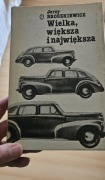 Książka Wielka, większa i największa Jerzy Broszkiewicz