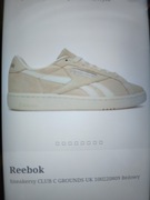 Sneakersy reebok CLUB C GROUNDS UK beżowe rozmiar 38